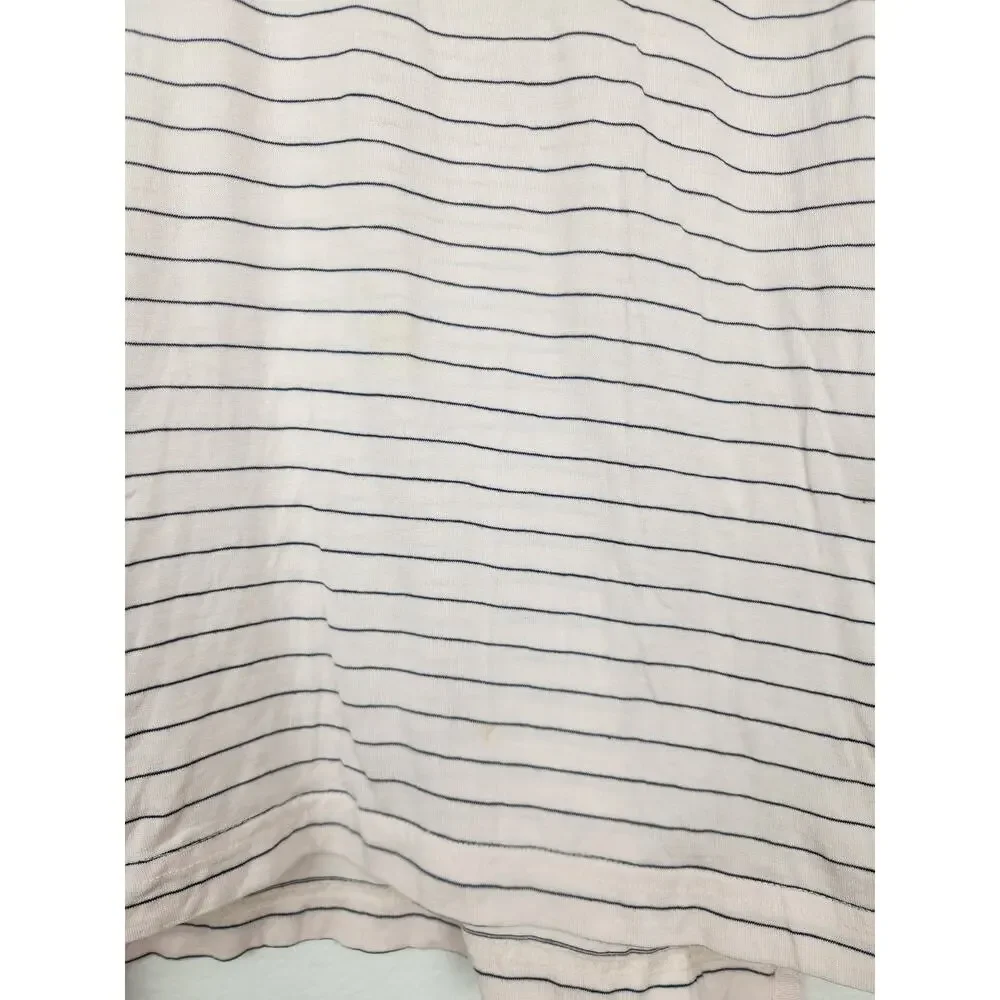 Vintage Polo Sport Ralph Lauren Polo Shirt Pink Striped Men Medium Short Sleeve